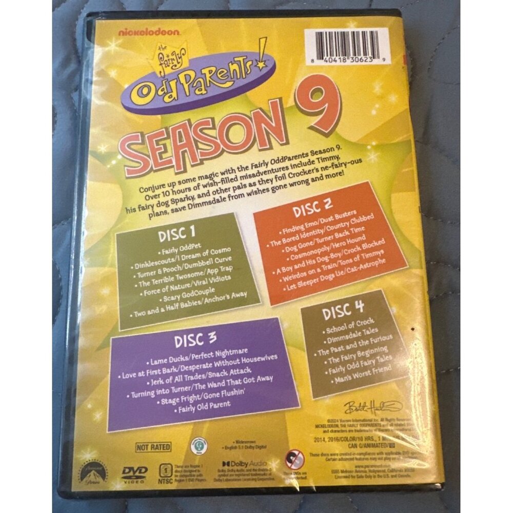 The Fairly Odd Parents: Season 9 - DVD,‎ New sealed packaging - Picture 3 of 4